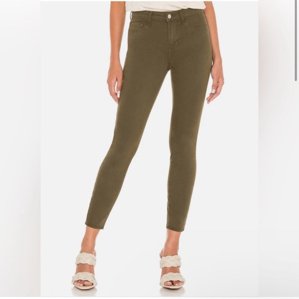 🆕L’Agence Margot High Rise Skinny Jean Olive Night
